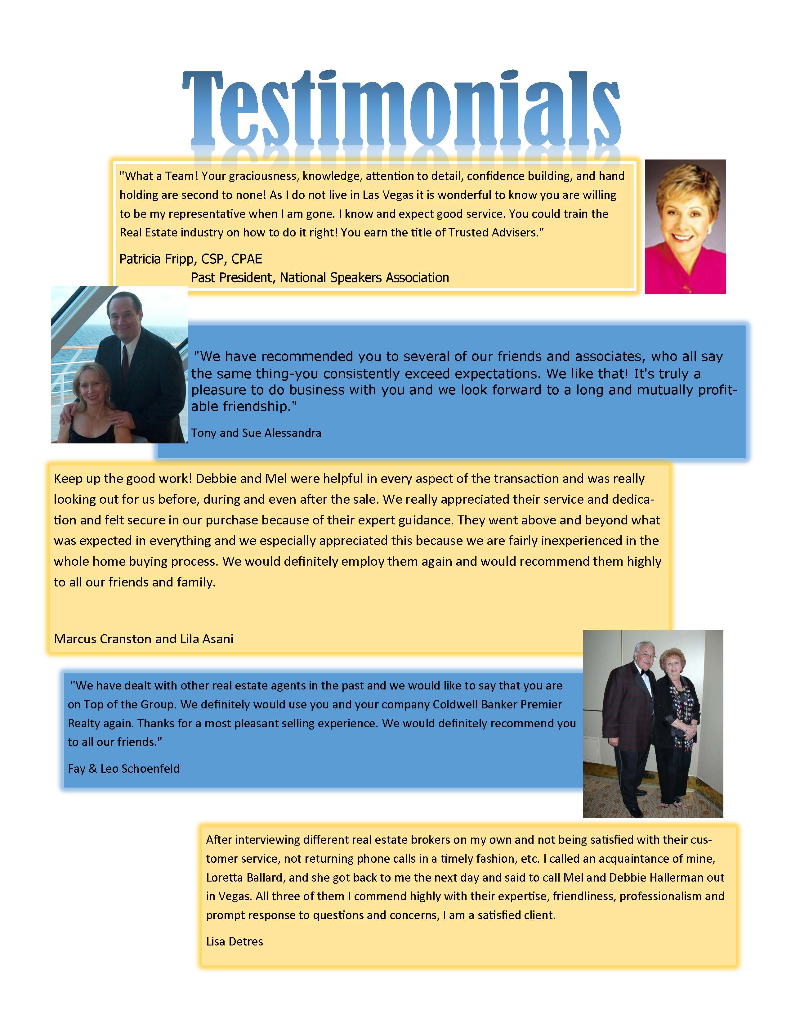 Testimonials